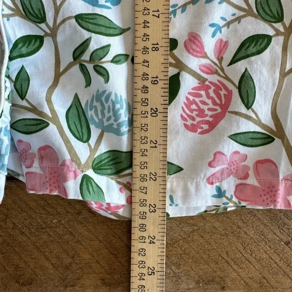 Jayes Studio Women’s Pajama Top White Pink Blue Floral Size XS (2/4) - Picture 5 of 6
